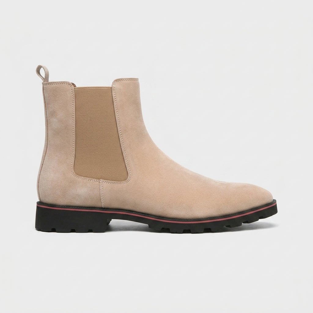 Men Boots | Chelsea Fit with Elastic Side Panels - Evergreen Outfits- Boots