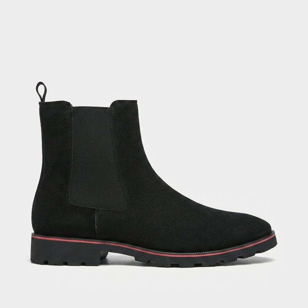 Men Boots | Chelsea Fit with Elastic Side Panels - Evergreen Outfits- Boots