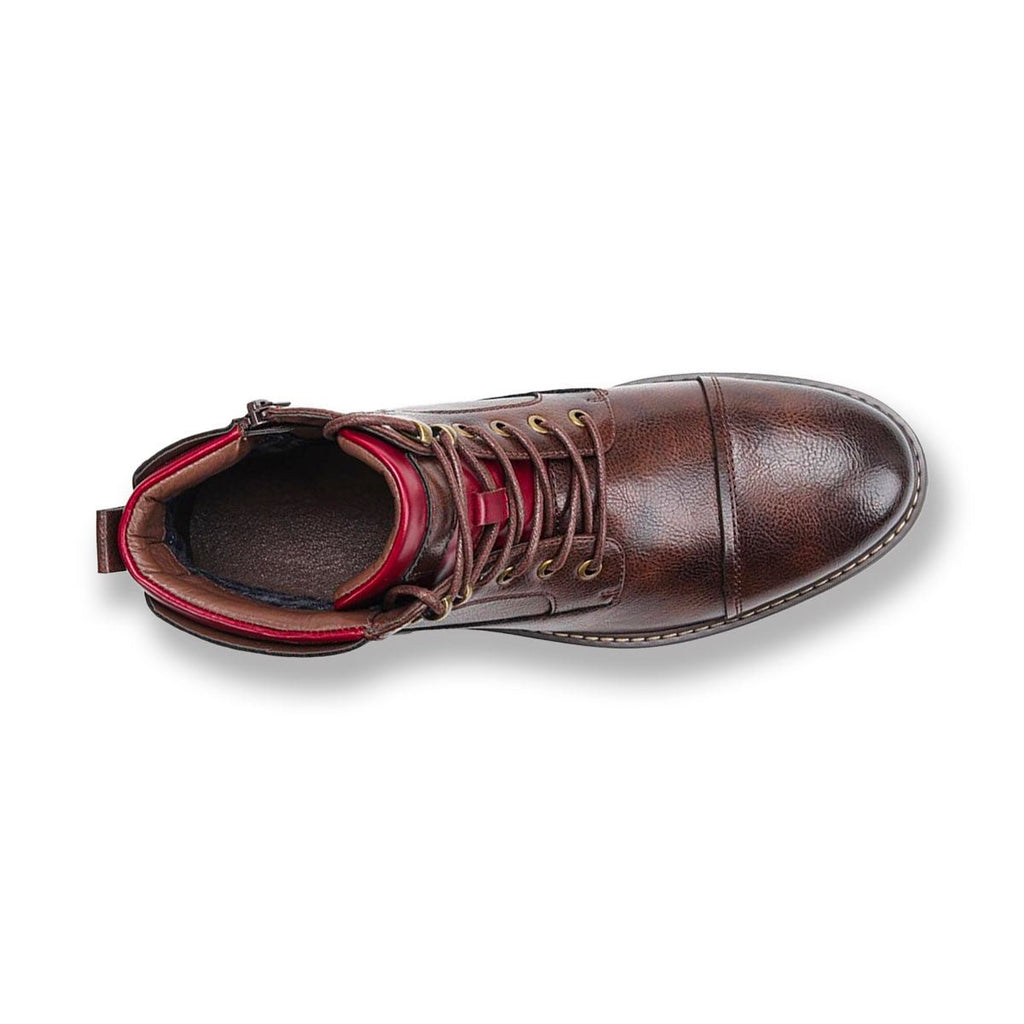 Men Boots | Classic Oxford Design with Cushioned Insole - Evergreen Outfits- Boots