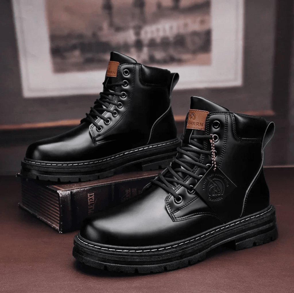 Men Boots | High-Cut Ankle Style for Daily Wear - Evergreen Outfits- Boots