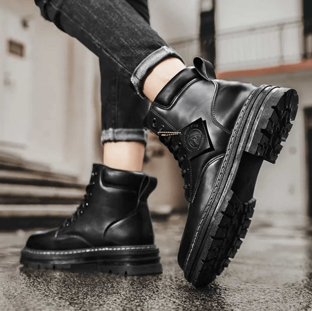 Men Boots | High-Cut Ankle Style for Daily Wear - Evergreen Outfits- Boots