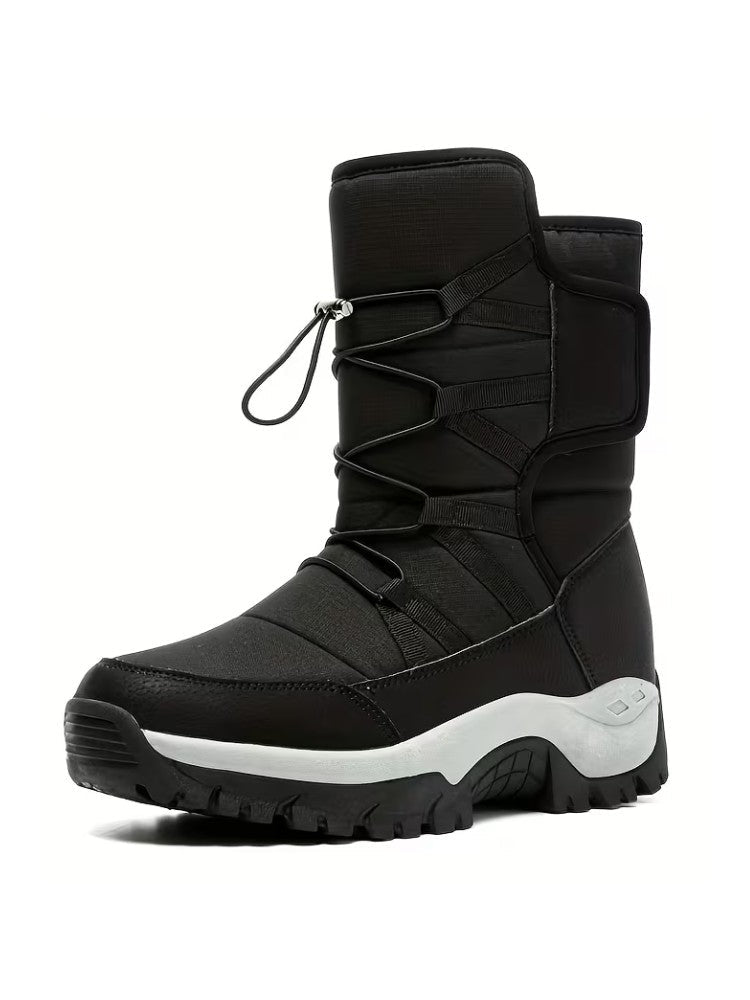 Men Boots | Insulated Non-Slip Ankle Snow Design for Winter - Evergreen Outfits- Boots