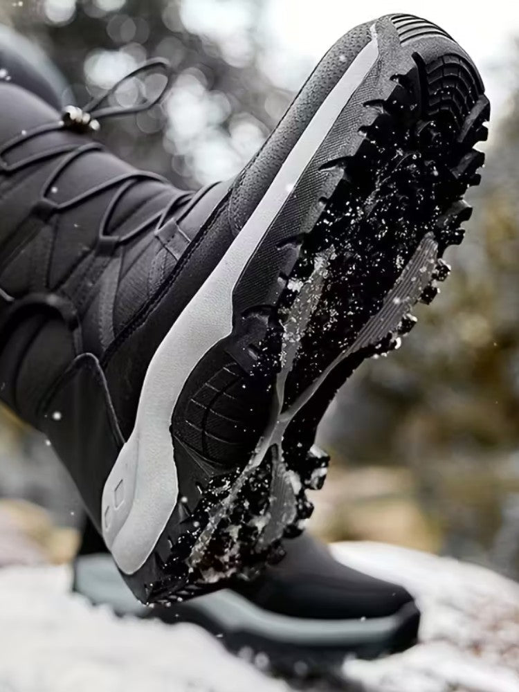 Men Boots | Insulated Non-Slip Ankle Snow Design for Winter - Evergreen Outfits- Boots
