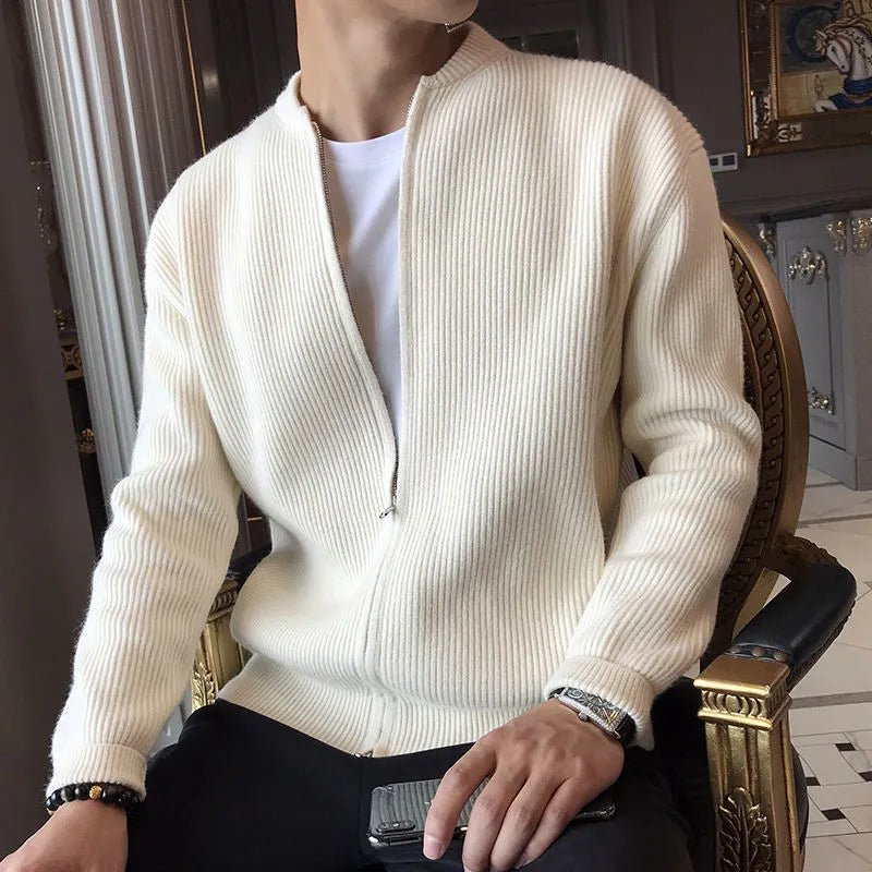 Men Cardigan | V-Neck Sleeveless Pullover Layering Fit - Evergreen Outfits- Cardigans