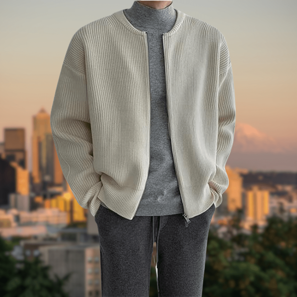 Men Cardigan | V-Neck Sleeveless Pullover Layering Fit - Evergreen Outfits- Cardigans