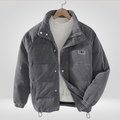 Men Coat | Loose Fit Full-Length Zipper for Cold Weather - Evergreen Outfits- Coats