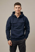 Men Hoodie | Half-Zip Front with Dual Cargo Pockets - Evergreen Outfits- Sweaters