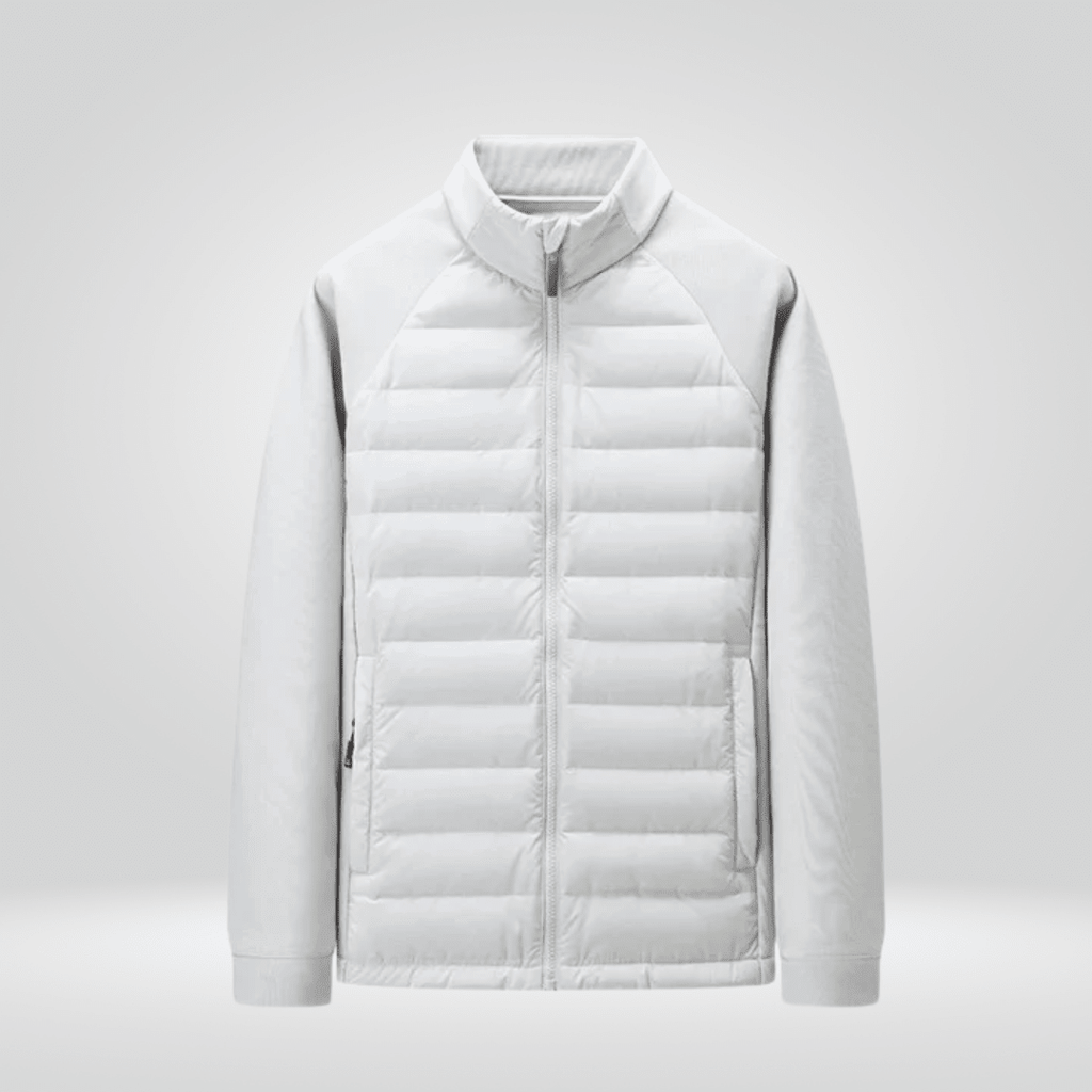 Men Jacket | Hooded Regular Fit with Water-Repellent Finish - Evergreen Outfits- Jackets
