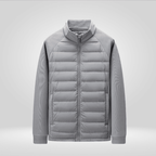 Men Jacket | Hooded Regular Fit with Water-Repellent Finish - Evergreen Outfits- Jackets