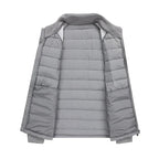Men Jacket | Hooded Regular Fit with Water-Repellent Finish - Evergreen Outfits- Jackets