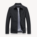 Men Jacket | Hooded Windproof Design with Zip Front Closure - Evergreen Outfits- Jackets