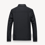 Men Jacket | Hooded Windproof Design with Zip Front Closure - Evergreen Outfits- Jackets