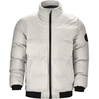Men Jacket | Insulated Down Fill with Full-Length Zip Front - Evergreen Outfits- Jackets