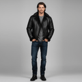 Men Jacket | Insulated Full-Zip Winter Outer Layer Fit - Evergreen Outfits- Jackets