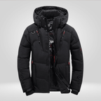 Men Jacket | Loose Fit Waterproof Windproof Full-Zip Winter - Evergreen Outfits- Jackets