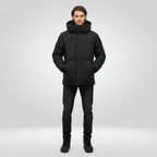 Men Jacket | Loose Fit Waterproof Windproof Full-Zip Winter - Evergreen Outfits- Jackets