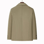 Men Jacket | Loose Fit with Button Front Closure | Spring - Evergreen Outfits- Jackets