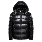 Men Jacket | Slim Fit Quilted Insulated Winter Outerwear - Evergreen Outfits- Jackets