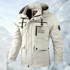 Men Jacket | Waterproof Hood and Adjustable Cuffs Outdoor Fit - Evergreen Outfits- Jackets