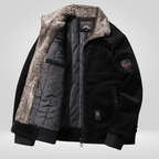 Men Jacket | Windproof Insulated Full Zip Winter Fit - Evergreen Outfits- Jackets