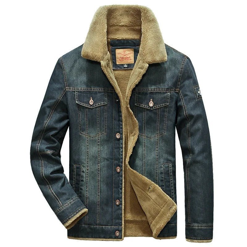 Men Jacket | Zip Front Insulated Cold Weather Straight Cut - Evergreen Outfits- Jackets