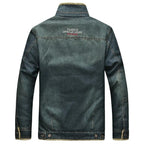Men Jacket | Zip Front Insulated Cold Weather Straight Cut - Evergreen Outfits- Jackets