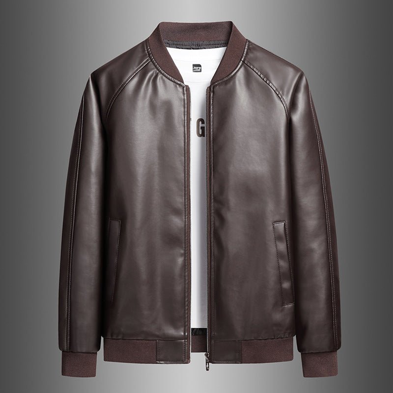 Men Jacket | Zip-Up Bomber with Raglan Sleeves and Ribbed Trim - Evergreen Outfits- Jackets