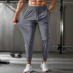Men Joggers | Tapered Fit with Zip Pocket and Ribbed Cuffs - Evergreen Outfits- Joggers