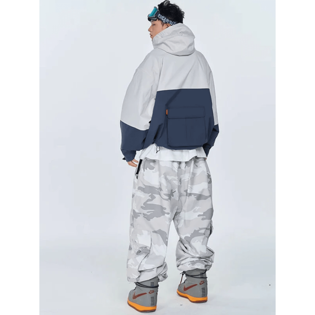 Men Set | Hooded Anorak Jacket and Cargo Trousers Combo - Evergreen Outfits- Sets
