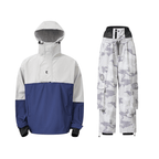 Men Set | Hooded Anorak Jacket and Cargo Trousers Combo - Evergreen Outfits- Sets