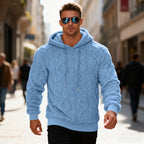 Men Sweater | Loose Fit Long Sleeve Pullover Design - Evergreen Outfits- Sweaters
