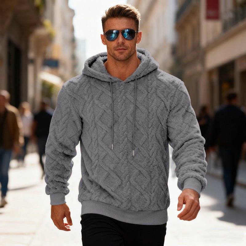 Men Sweater | Loose Fit Long Sleeve Pullover Design - Evergreen Outfits- Sweaters
