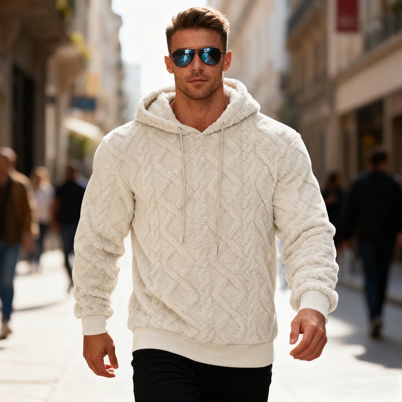 Men Sweater | Loose Fit Long Sleeve Pullover Design - Evergreen Outfits- Sweaters