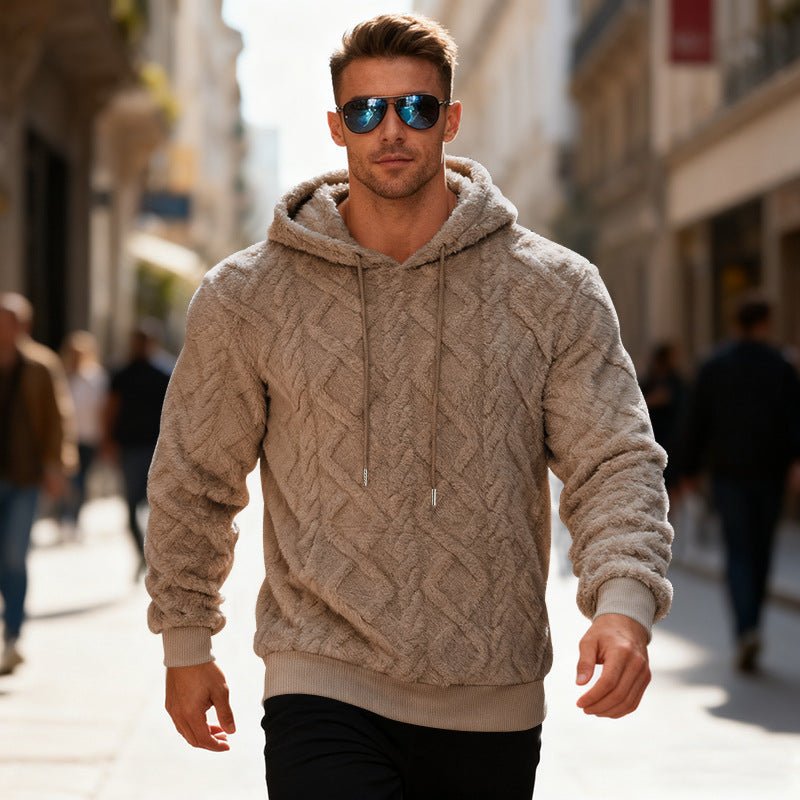 Men Sweater | Loose Fit Long Sleeve Pullover Design - Evergreen Outfits- Sweaters