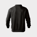 Men Sweater | Quarter-Zip Turtleneck with Geometric Knit Pattern - Evergreen Outfits- Sweaters