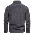 Men Sweater | Stand-Up Collar Pullover Long Sleeve Fit - Evergreen Outfits- Sweaters