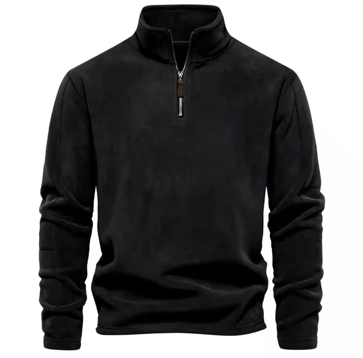 Men Sweater | Stand-Up Collar Pullover Long Sleeve Fit - Evergreen Outfits- Sweaters
