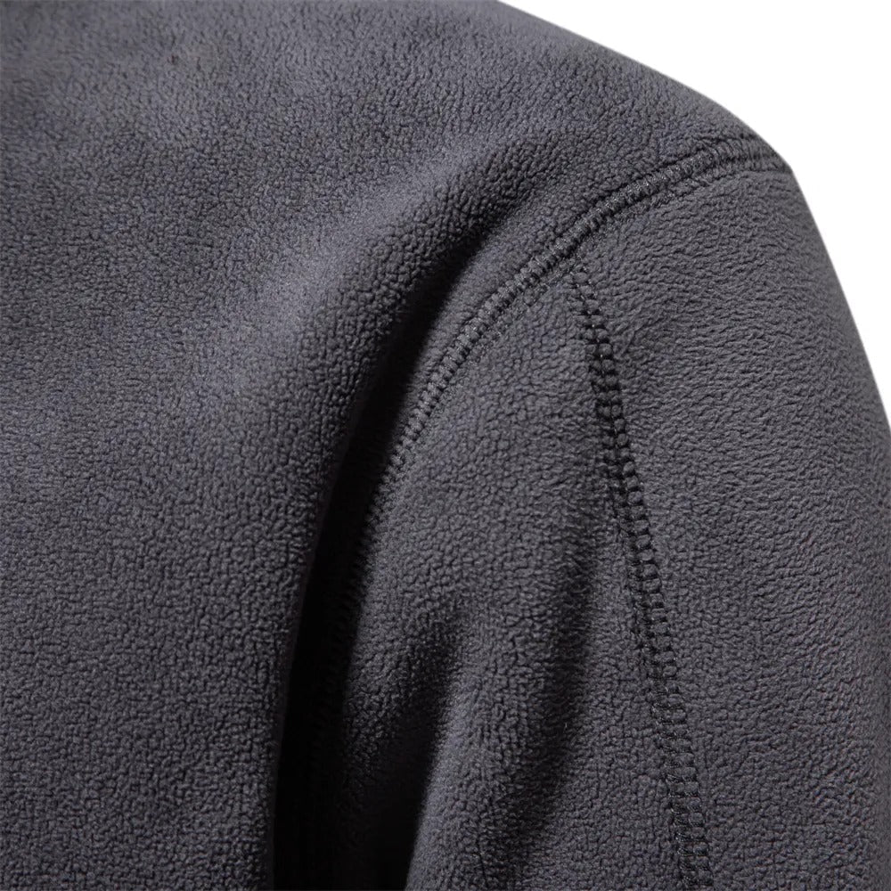 Men Sweater | Stand-Up Collar Pullover Long Sleeve Fit - Evergreen Outfits- Sweaters