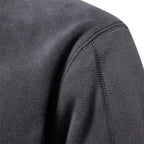 Men Sweater | Stand-Up Collar Pullover Long Sleeve Fit - Evergreen Outfits- Sweaters