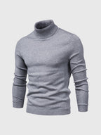Men Sweater | Turtleneck Regular Fit Pullover Long Sleeve - Evergreen Outfits- Sweaters