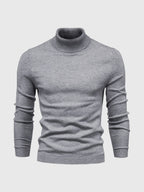 Men Sweater | Turtleneck Regular Fit Pullover Long Sleeve - Evergreen Outfits- Sweaters