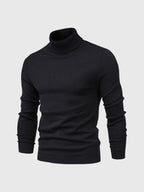 Men Sweater | Turtleneck Regular Fit Pullover Long Sleeve - Evergreen Outfits- Sweaters