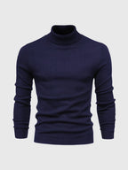 Men Sweater | Turtleneck Regular Fit Pullover Long Sleeve - Evergreen Outfits- Sweaters