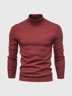 Men Sweater | Turtleneck Regular Fit Pullover Long Sleeve - Evergreen Outfits- Sweaters