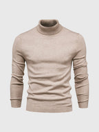 Men Sweater | Turtleneck Regular Fit Pullover Long Sleeve - Evergreen Outfits- Sweaters
