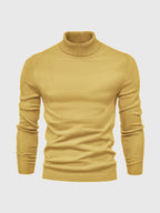 Men Sweater | Turtleneck Regular Fit Pullover Long Sleeve - Evergreen Outfits- Sweaters