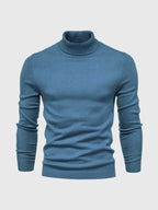 Men Sweater | Turtleneck Regular Fit Pullover Long Sleeve - Evergreen Outfits- Sweaters