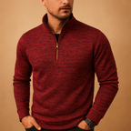 Men Sweater | Universal Fit with Front Zip Closure - Evergreen Outfits- Sweaters