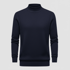 Men Sweatshirt | Crew Neck Pullover with Ribbed Cuffs - Evergreen Outfits- Sweaters