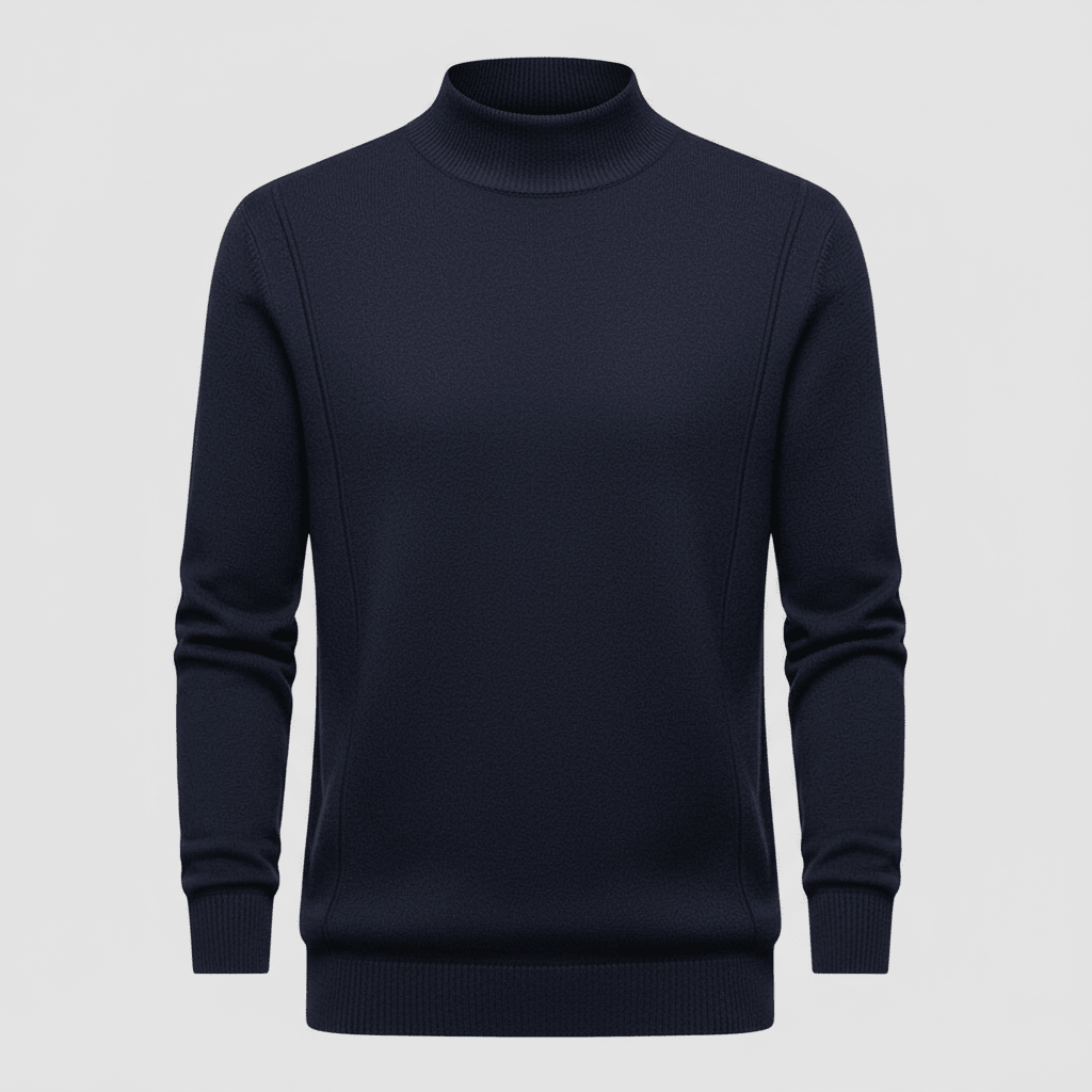 Men Sweatshirt | Crew Neck Pullover with Ribbed Cuffs - Evergreen Outfits- Sweaters